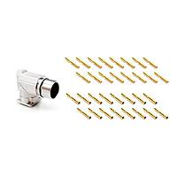 Amphenol SINE Systems MA7RAE1601S-KIT 円形メトリックコネクタ 16極 メスソケット 標準フランジ