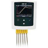 EBRO EBI 40-TC-01（1340-6400）12チャンネル温度記録係（±0.5°C; -200°C ... + 1200°C）
