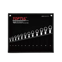TOPTUL GPAQ1203 Reversible Ratchet Combination Wrench Set (12 pcs)