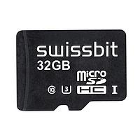 Thẻ MicroSD Thẻ microSD công nghiệp, S-56u, 32 GB, Flash 3D PSLC, -40C đến +85C Swissbit SFSD032GN1AM1TO-I-ZK-22P-STD