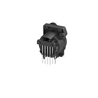 Đầu nối RJ45 gắn bảng mạch ngang RECP etherCON CAT5e A - PCBH - tab đẩy bất đối xứng chống tĩnh điện NEUTRIK NE8FAH-C5-AE