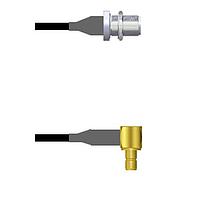 Amphenol Custom Cable Q-1U03I0003018i RF Cable Assemblies N-SJB/SMB-RJ G174 18I