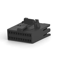 AMP Connectors - TE Connectivity 2-487937-0 Wire Housings 20 RCPT 50CL DR LTCH