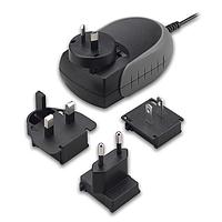 Cincon TRG30R240V-39E03-GY-BK-Level-VI Wall Mount AC Adapters Switching Adapter, Level VI, Wallmount, 30 Watt, 90-264VAC Input, 24VDC Output, 3.5x1.35x9mm, Straight, 57.6mm Grey Case, DC Cable 1800mm