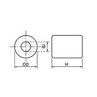 Lõi Ferrite 9PNs Dòng B-20 Lõi Hạt KEMET EMI ENG KIT 02