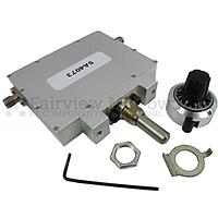Fairviewmicrowave SA4073 0 to 40 dB Continuously Variable Attenuator SMA Female To SMA Female From 2 GHz To 4 GHz Rated To 5 Watts in a Dial Design