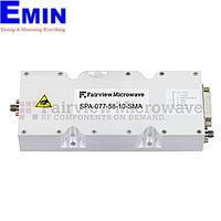 Fairview SPA-077-58-10-SMA 増幅器 ( 58 dB, SMA Female ; 7.2 GHz -7.5 GHz ; 33 dBm Psat)