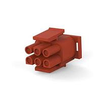 AMP Connectors - TE Connectivity 1-480704-1 Plug Housings 06P PLUG HSG BRN
