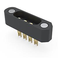 Mill-Max 879-20-004-00-011000 Spring-Loaded Magnetic Spring-Loaded Target Connector Vert Mt. w Concave Face 4 Pins