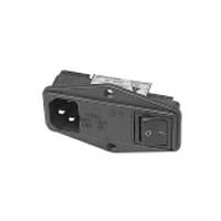 Delta Electronics, Inc. 10C2 AC Power Entry Modules Power Entry Module, Screw Mounting, 250VAC, 10A, N/A-Lug, DIP Switch