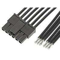 Molex 214751-1061 Discrete Wire Micro-Fit 3.0 SR R-S 6CKT 150 MM Sn