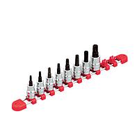 KTC TBT3S08T sq. T-Type Short Torx Bit Socket (3/8", 8pcs)