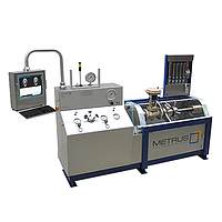 METRUS CSV 50/200 제어 및 차단 밸브용 테스트 벤치 (50 tons, 10~200mm)