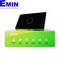 HUNONIC HNLUXP1CD ປຸ່ມສະຫຼັບສຳຜັດຂະໜາດໃຫຍ່ BLE Luxury ຮູບສີ່ຫຼ່ຽມມົນ (Black)