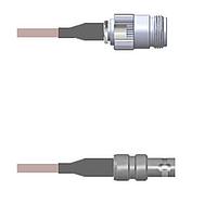 Amphenol Custom Cable Q-2000Q0005072i RFケーブルアセンブリ N-SJ/HDBNC-SJ G316 72I