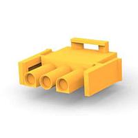 AMP Connectors - TE Connectivity 1-480700-3 プラグハウジング PLUG HOUSE 3 POS オレンジ UL94V-2