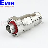 Fairview Microwave SM4427 4.1/9.5 Mini DIN Male to N Female Adapter (6 Ghz, P67 Mated)