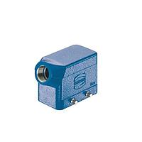HARTING 19360101521 Headers & Wire Housings 10B EX Hood Side Entry, Double Lever, Low Construction, M25  (IECEx Intrinsically Safe - IEC EN 60079)