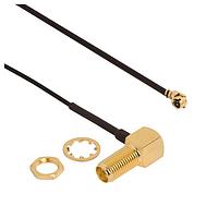 Bộ Dây Cáp RF SMA Góc Vuông Cáp 1.32mm, 150 mm Amphenol RF 095-902-517-150