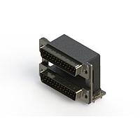 EDAC 661-025-264-038 Dual Port D-Sub Connectors Right-angle Dual Port D-Sub Connector