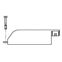 Vỏ sau RECPT 50P TIÊU CHUẨN gắn sau r.a. bắt vít xuyên AMP Connectors - TE Connectivity 5552960-2