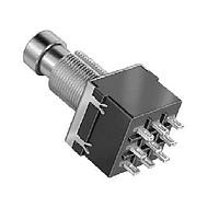 Công tắc nhấn 3PDT STOMP/FOOT SW giữ trạng thái 1A 9VDC 9 chân Alpha (Taiwan) SF17020F-0302-21R-L-015