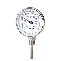 skSATO BM-S-90S Bimetal Thermometer (0~150°C; 200mm)