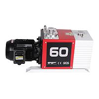 Hokaido 2RH060C 2단 오일 윤활 회전 베인 진공 펌프 (2.2 Kw, 60 m³/h (50 Hz), 72 m³/h (60 Hz), 0.5Pa)