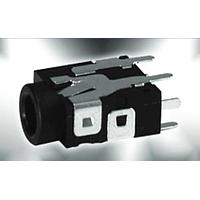 Đầu nối điện thoại 3.5MM dọc 3 cực 5 chân màu xanh không có tấm chắn Kycon STX-3790-5N-284C