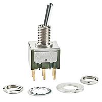 NKK Switches M2022SS4G03 토글 스위치 ON-ON .413 BAT 6MM 부싱 PC 터미널