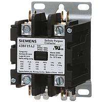 SIEMENS 42BF15AJ Electromechanical Contactors Contactor, 42DP,30A,2P,Open,24V