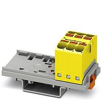 PHOENIX CONTACT 3273532 Push-In Distribution Block PTFIX 6X4-NS35 YE