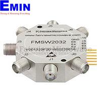 FairviewMicrowave  FMSW2032,SMA SP6T PIN Diode Switch Absorptive From (50 Ohm, 100MHz - 20 GHz, +27 dBm, SMA Female)