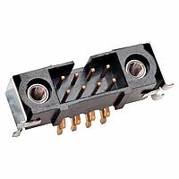 Harwin M80-5S20642MQ Headers & Wire Housings 03+03 WAY MALE SMT HORIZ W/STR