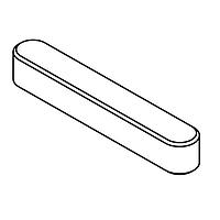 Sensata Technologies - BEI Sensors 9435/001 Incremental Metal shaft key 4mm square by 25mm long