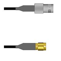 Amphenol Custom Cable Q-090690008024i RF Cable Assemblies BNC-SJ/SMA-SP RG58 24I