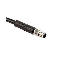 Cáp Cảm Biến / Cáp Bộ Chuyển Động Đầu Nối Tròn Tiêu Chuẩn M5, Kim Loại, 1A, 04 chân, Đầu Nối Đực, Tiếp Điểm Đực, Thẳng, Ren Vít, Bọc Đúc, Chiều Dài 5000mm, IP67 Ghép Nối Amphenol LTW M5-04BMMM-SL7F05