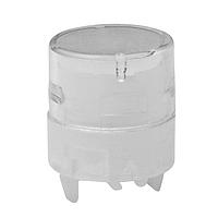 NKK Switches AT4034JB Cap, Round ROUND CLEAR LENS/WHT DIFF FOR HB INDCTRS