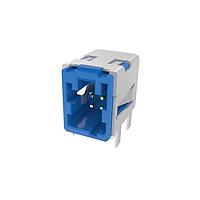 Amphenol Commercial Products HSCHD02BR1001R Automotive Connectors HSC Series / PCB Side Header / B Code / R/A Dip / Blue / 0.15um Au/Tape & Reel