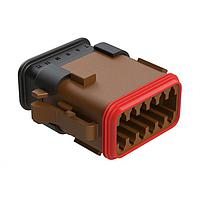 Amphenol SINE Systems AT06-12SD-SRBR 6ウェイプラグ 12ウェイキー D ストレンリリーフ付き