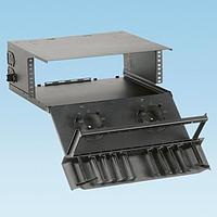 Vỏ hộp, Hộp, & Vỏ hộp Vỏ hộp gắn giá đỡ cho cáp quang 4 RU Panduit FCE4U