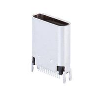 USB Type C Type C, 3.2, Dọc, Mạ vàng 3u, Gá kẹp F, PCB 1.0mm, 24 chân, EMI Same Sky (formerly CUI Devices) UJ32-C-V-G-FMT-4-P24