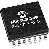 Microchip Technology PIC16F18025-E/ST Microcontrollers 14KB Flash, 128EE, 1KB RAM, 10b ADC, PWM, CCP, HLT, WDT, PPS, EUSART, SPI/I2C