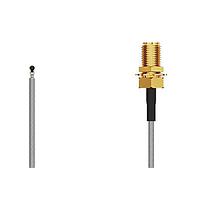 Bộ cáp RF I-Pex MHF 5L RA Plug2SMA STRJck R Mt, 6GHz, 200mm, 1.13mm xám GCT (Global Connector Technology) CAB431RF-0200-A-1
