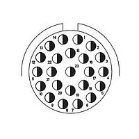 Đầu nối tiếp xúc ZNNI SZ11 23SKT không có tiếp điểm bấm crim Amphenol Industrial C10-752103-164