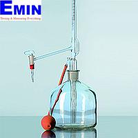 DURAN Buret 50ml Buret tự động khóa TT 50ml, 0.1, kèm chai 2l và quả bóp