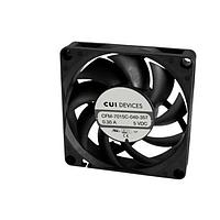 Quạt trục DC hướng trục, vuông 70 mm, dày 25 mm, 12 V DC, omniCOOL, 4000 vòng/phút, 34.50 CFM, TS Same Sky (formerly CUI Devices) CFM-7025C-140-394-20