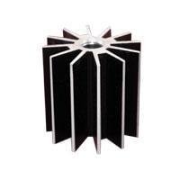 Advanced Thermal Solutions ATSEU-077C-C6-R0 ヒートシンク STAR LED ヒートシンク、直径45mm、18mm、ブラック／シルバーチップ