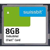 Thẻ Nhớ Công Nghiệp CFast Card, F-800, 8 GB, Bộ Nhớ Flash SLC, -40C đến +85C Swissbit SFCA008GH1AO1TO-I-DB-226-STD