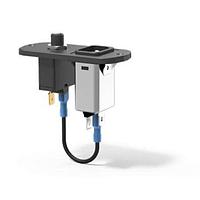 E-T-A Circuit Breakers 2-5700-IG1-P10-DD-XR38-D040011M-5A Thermal AC PEM, w/ recessed 1 pole , 5A, pb w/ white trip band, C14 inlet, pre-wired